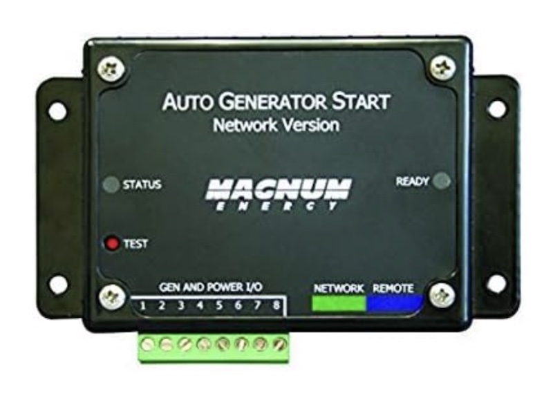 Automatic generator start controller to turn on RV AC in case of power failure