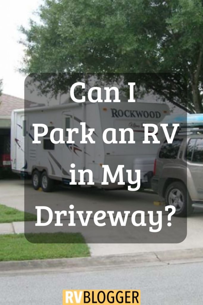 Can I Park an RV in my driveway