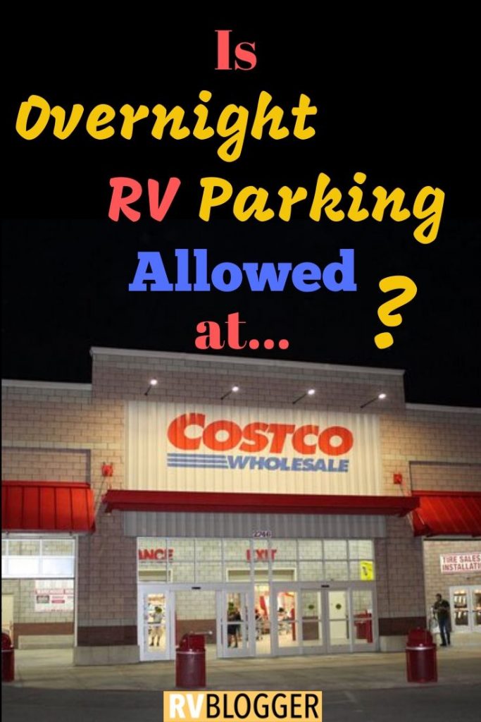 Is Overnight RV Parking Allowed at COSTCO