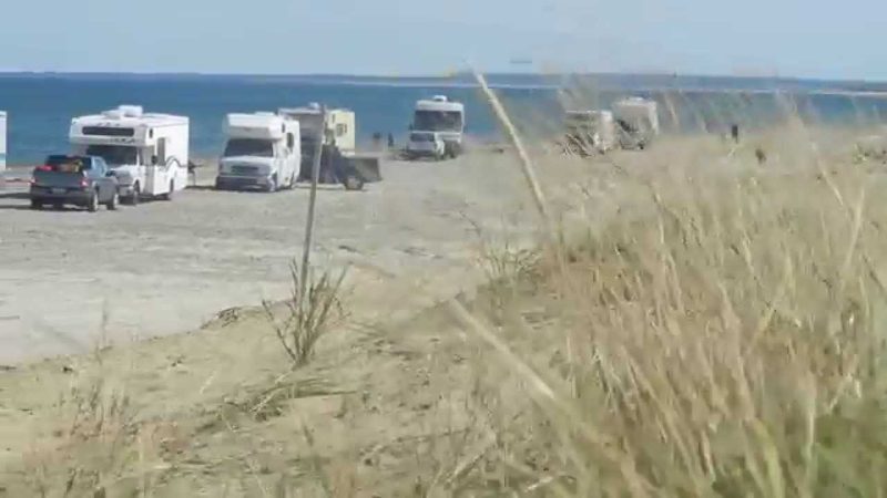 Sandy Neck Beach Park is a great RV Campground on the beach