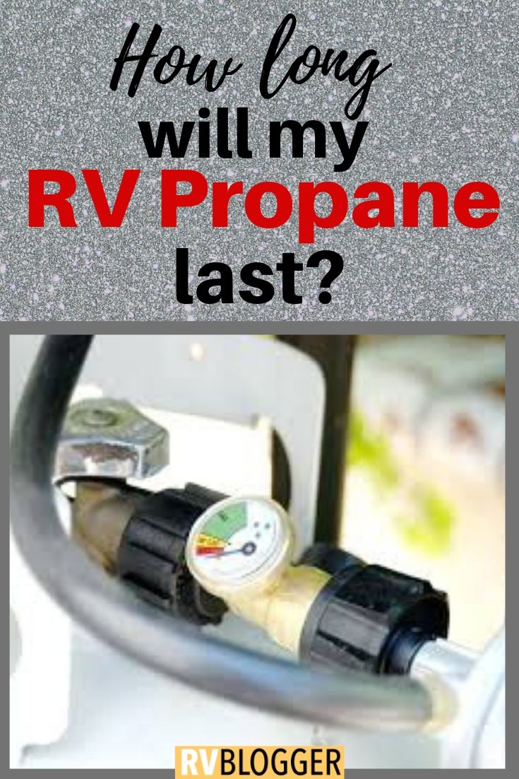 How Long Does an RV Propane Tank Last (Heat, Fridge, Water) RVBlogger