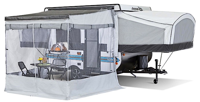 Jayco Jay Sport Pop Up Camper with a bathroom