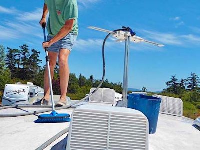 9 tips for cleaning an RV rubber roof