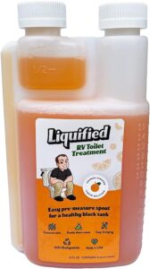 We use Matt's Liquified Tank treatment in our black and gray tanks to keep them smelling fresh and operating correctly