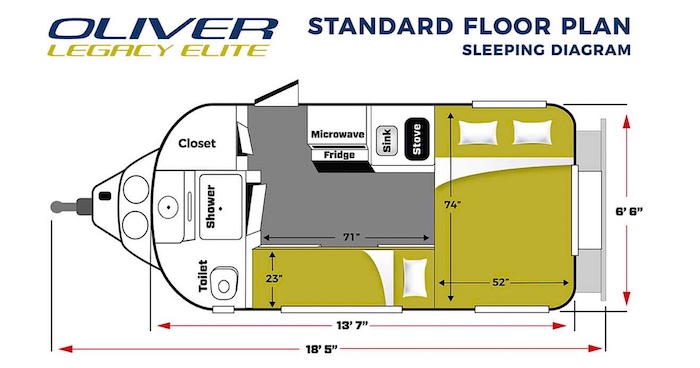 2020 Oliver Legacy Elite Floor Plan