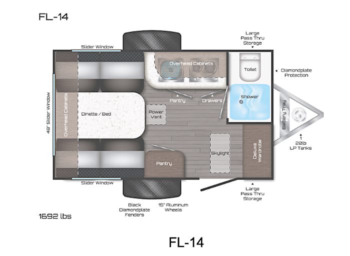 2020-TRAVEL-LITE-FALCON-F-LITE FL-14-Plan d'étage