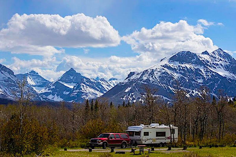 st mary campground glacier np