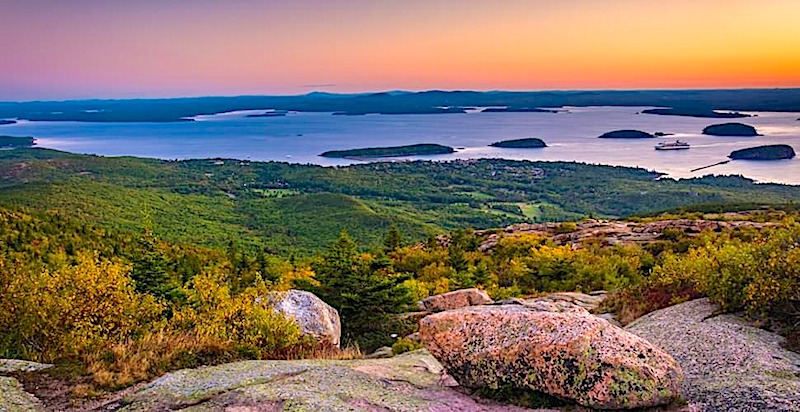 sunrise cadillac mountain acadia maine best rv vacations in usa
