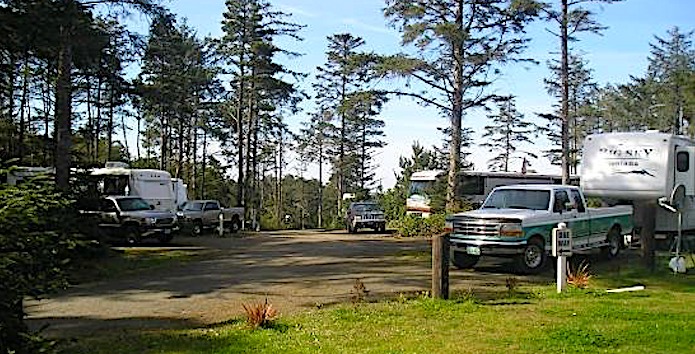 whalers rest rv camping Oregon coast