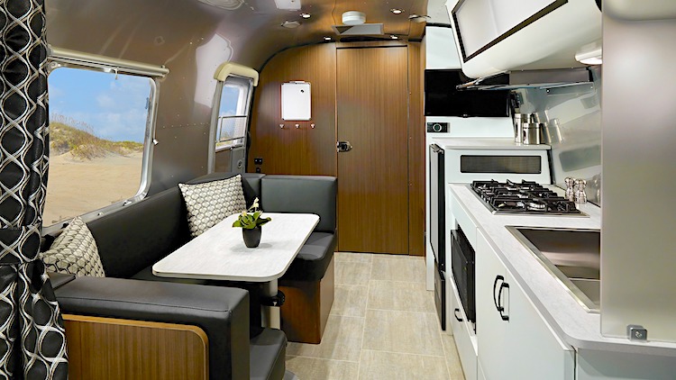 Airstream Caravel travel trailers under 5000 lbs with bathroom int