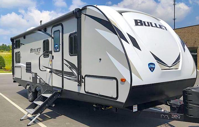 Keystone RV Bullet 243BHS camper trailer with bunk beds