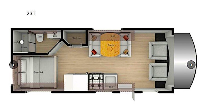Nexus RV Triumph 23T floor plan