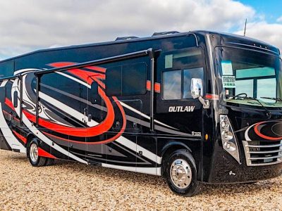 Thor Outlaw Class A Motorhome with Garage Exterior