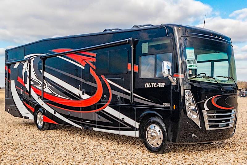 Thor Outlaw Class A Motorhome with Garage Exterior