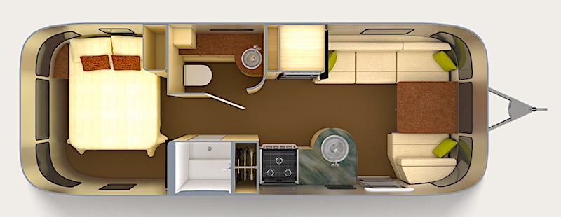 Airstream International Serenity Floor Plan