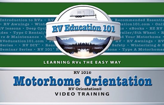 motorhome orientation video training course