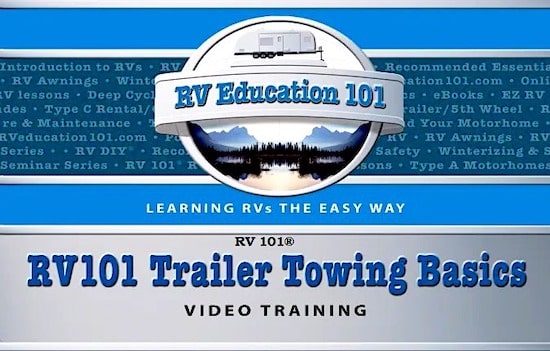 travel trailer towing course