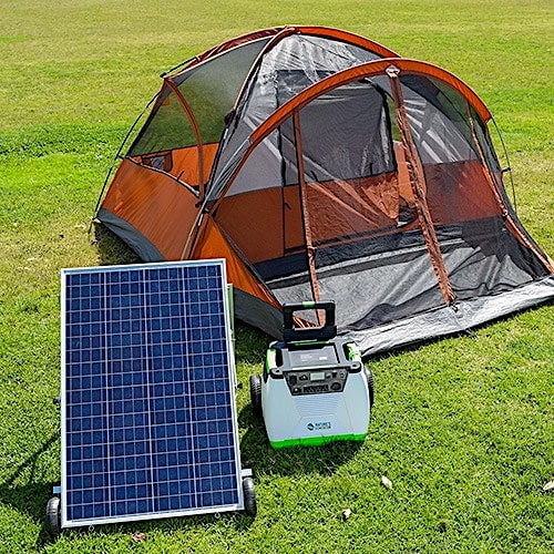 natures generator solar power portable for camping rving