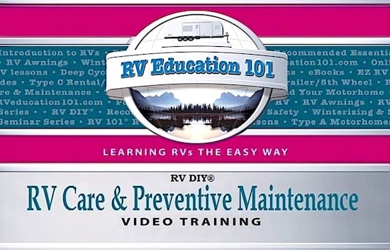 care and maintenance RV training course