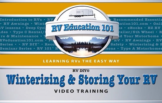 how to winterize your RV video training course