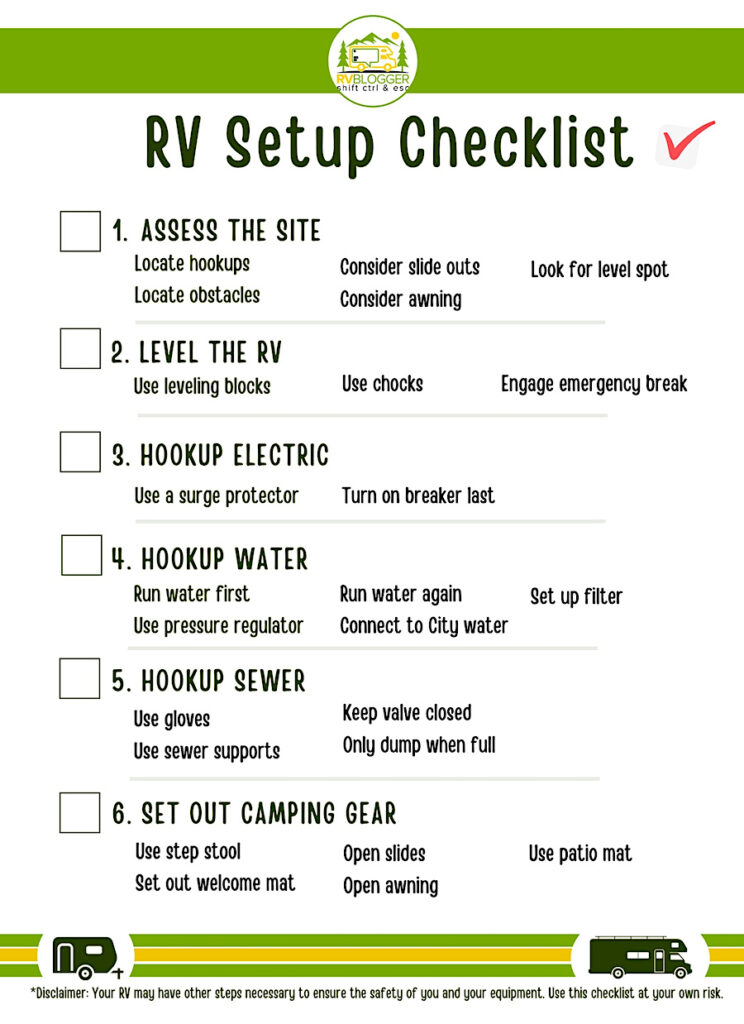 How To Setup Your RV Campsite For Beginners RVBlogger
