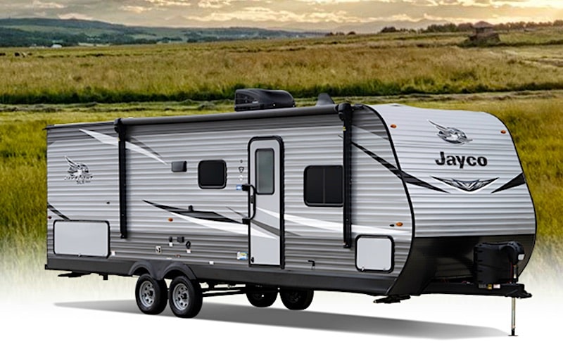 Jayco Jay Flight SLX 8 265RLS travel trailer under 7000 lbs