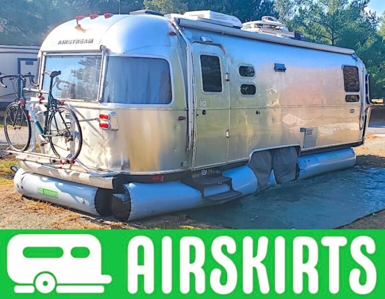 AirSkirt Inflatable RV Skirting for Winter and Summer RVBlogger