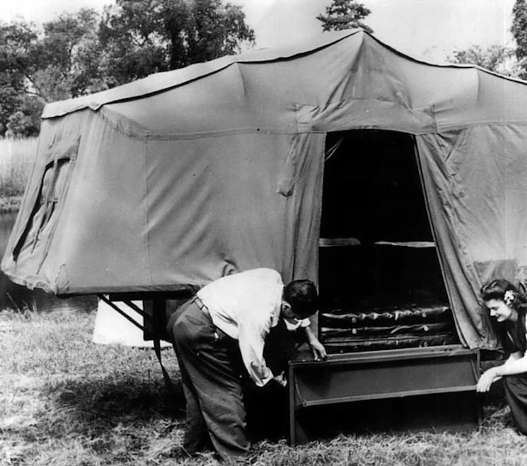 Tent Camper early 1900s