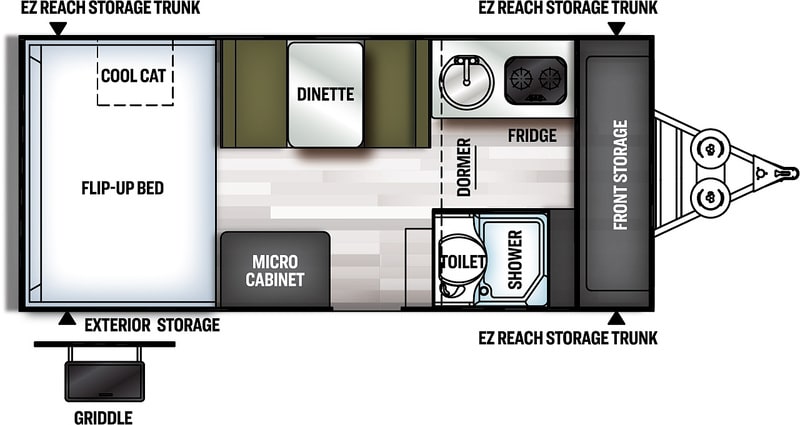 Flagstaff T21DMHW Floor Plan