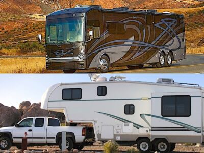 Fifth Wheel vs Class A Motorhome - Pros and Cons to Help You Choose Before You Buy