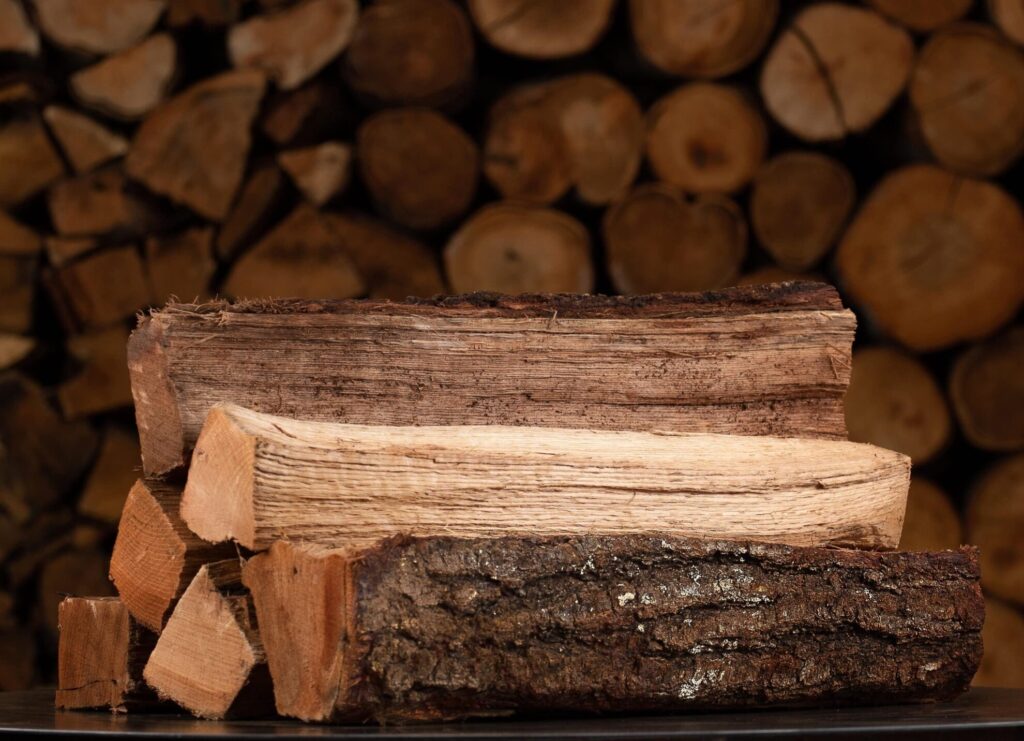 oak firewood is the best burning wood smells great