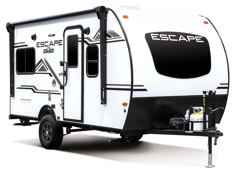 Best Expandable Hybrid Trailers KZ Escape E160RBT Ext