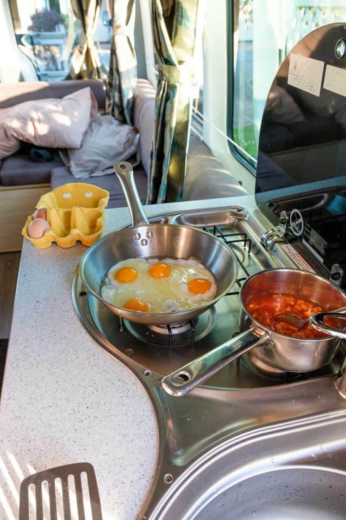 Can You Cook in an RV While Driving