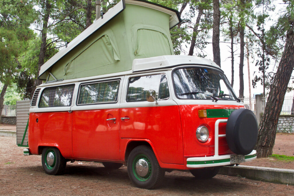 Red Volkswagen Camper Van How much does a used camper van cost?