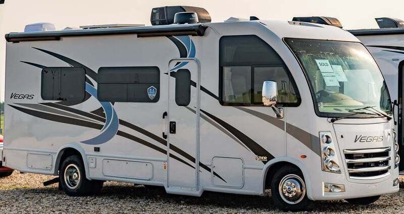 Class A Motorhome With the Best Gas Mileage for full timers Thor Vegas 24.3 RUV Exterior