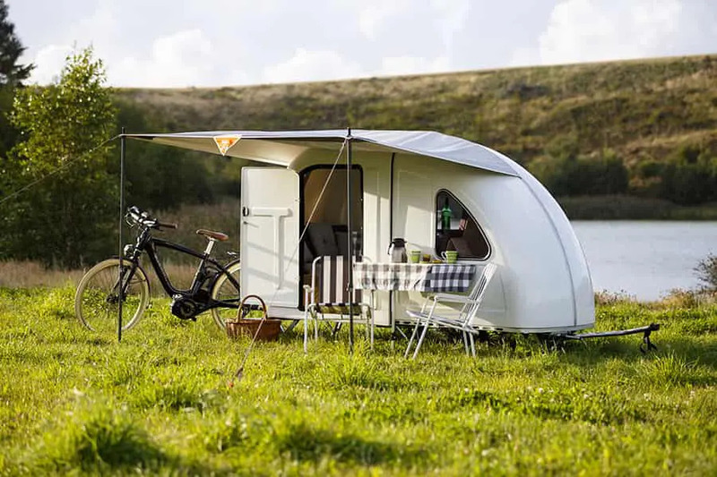 Wide Path Camper Exterior is one of the best bike campers in the USA
