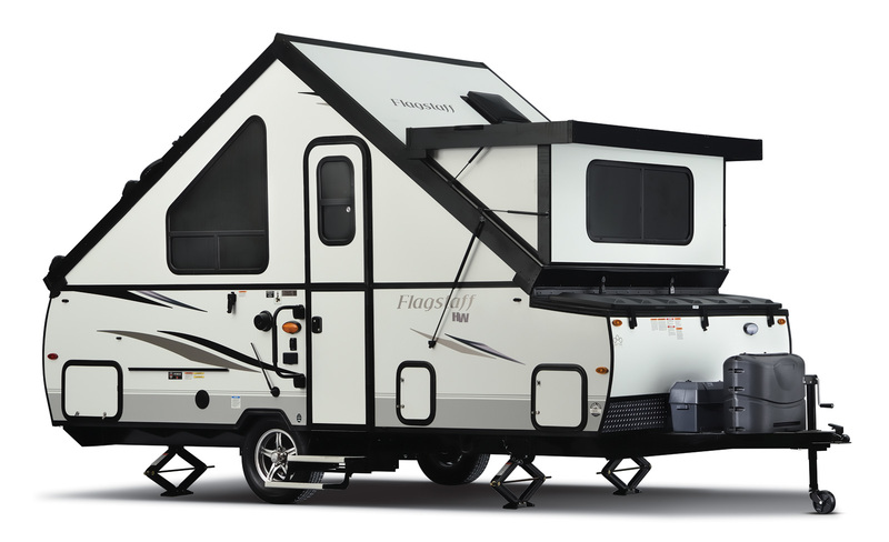 Flagstaff T21DMHW Exterior - one of the best pop-up camper brands