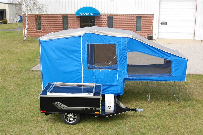 Time Out Trailers Deluxe Exterior - one of the best pop-up camper brands