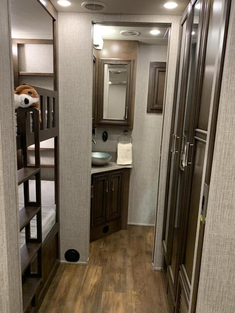 Class A RV With Bunk Bed Newmar Canyon Star 3929 Interior