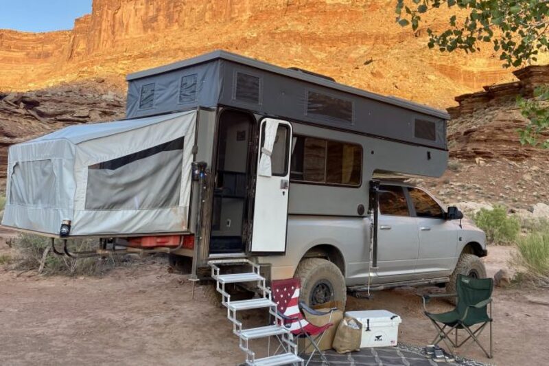 3/4 Ton Truck Camper Outfitter Manufacturing Juno 8.5 Exterior