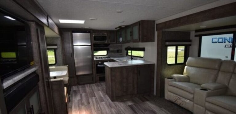 rear kitchen travel trailer kz connect c323rk