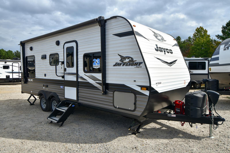 5 Small Camper Trailers for Couples Jayco Jay Flight SLX8 212QB Exterior