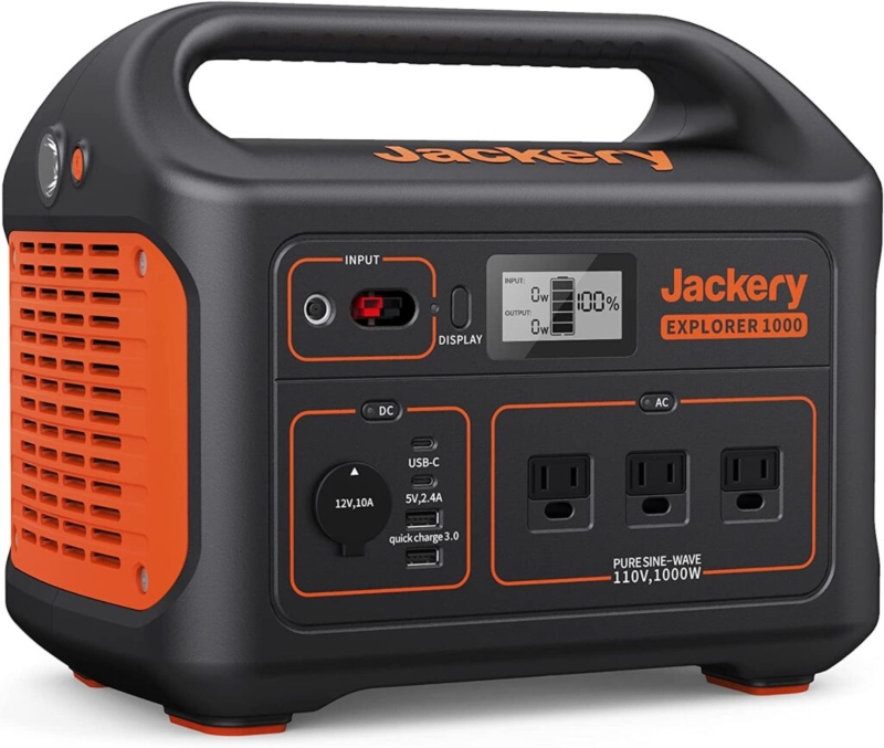 Best Solar Generators for Van Life Best Overall Solar Generator for Camper Vans: Jackery Explorer 1000 Portable Power Station