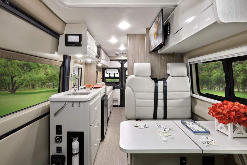Less Interior Storage is a reason to avoid a drivable RV 