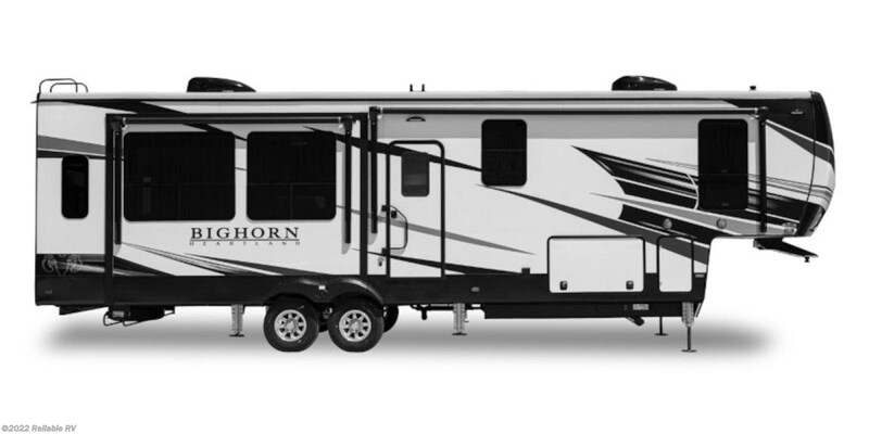 RV Traveling for Dog Shows Heartland Bighorn 3960LS Exterior