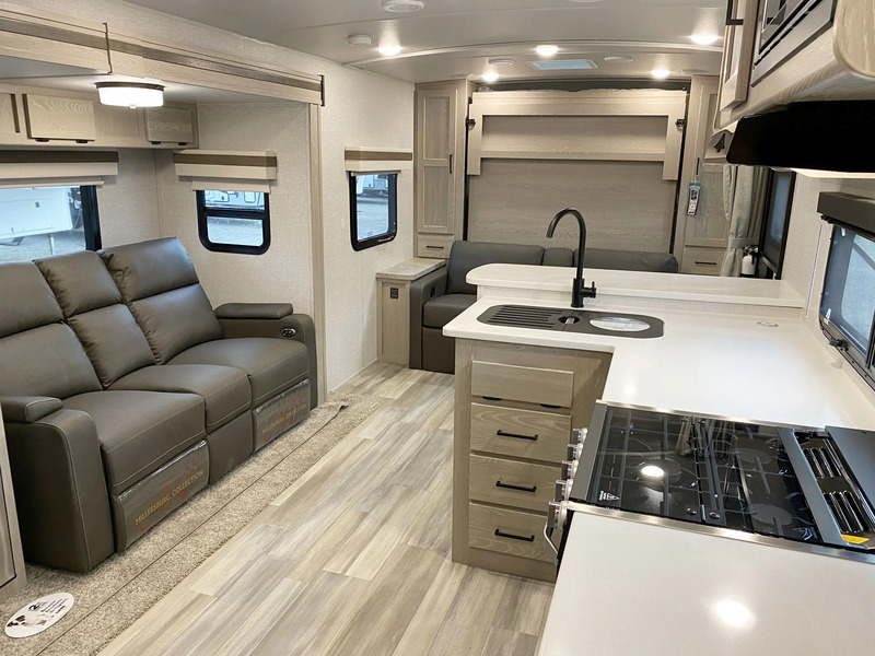 The 5 Best Travel Trailers Without Dinettes Rockwood Mini Lite 2514S Interior