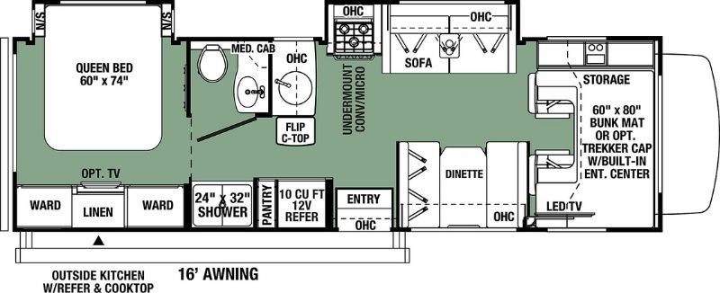 The 10 Best Tailgating RV Forest River Forester Classic 2861DS Floorplan