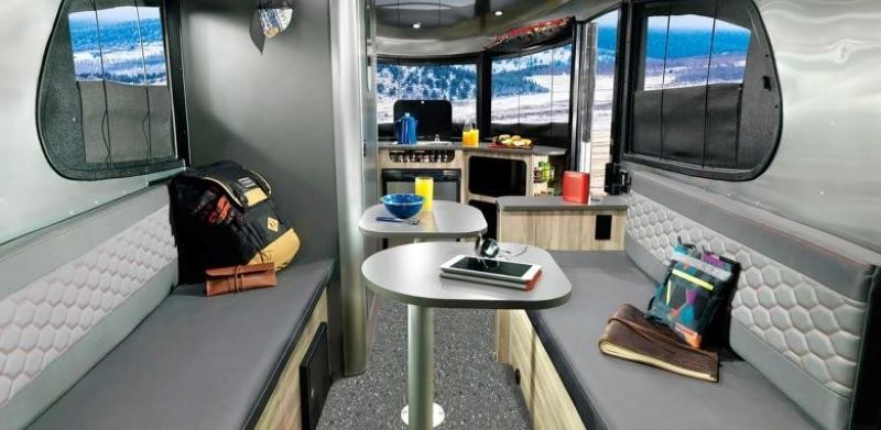 Campers to Tow With an SUV Airstream Basecamp 16X Interior