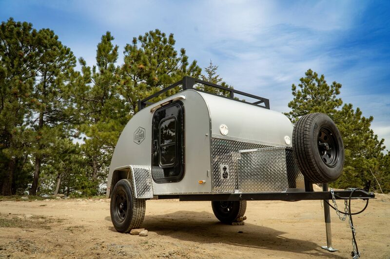 Campers to Tow With an SUV Basedrop Teardrop Camper Trailer Exterior