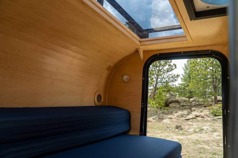 Campers to Tow With an SUV Basedrop Teardrop Camper Trailer Interior